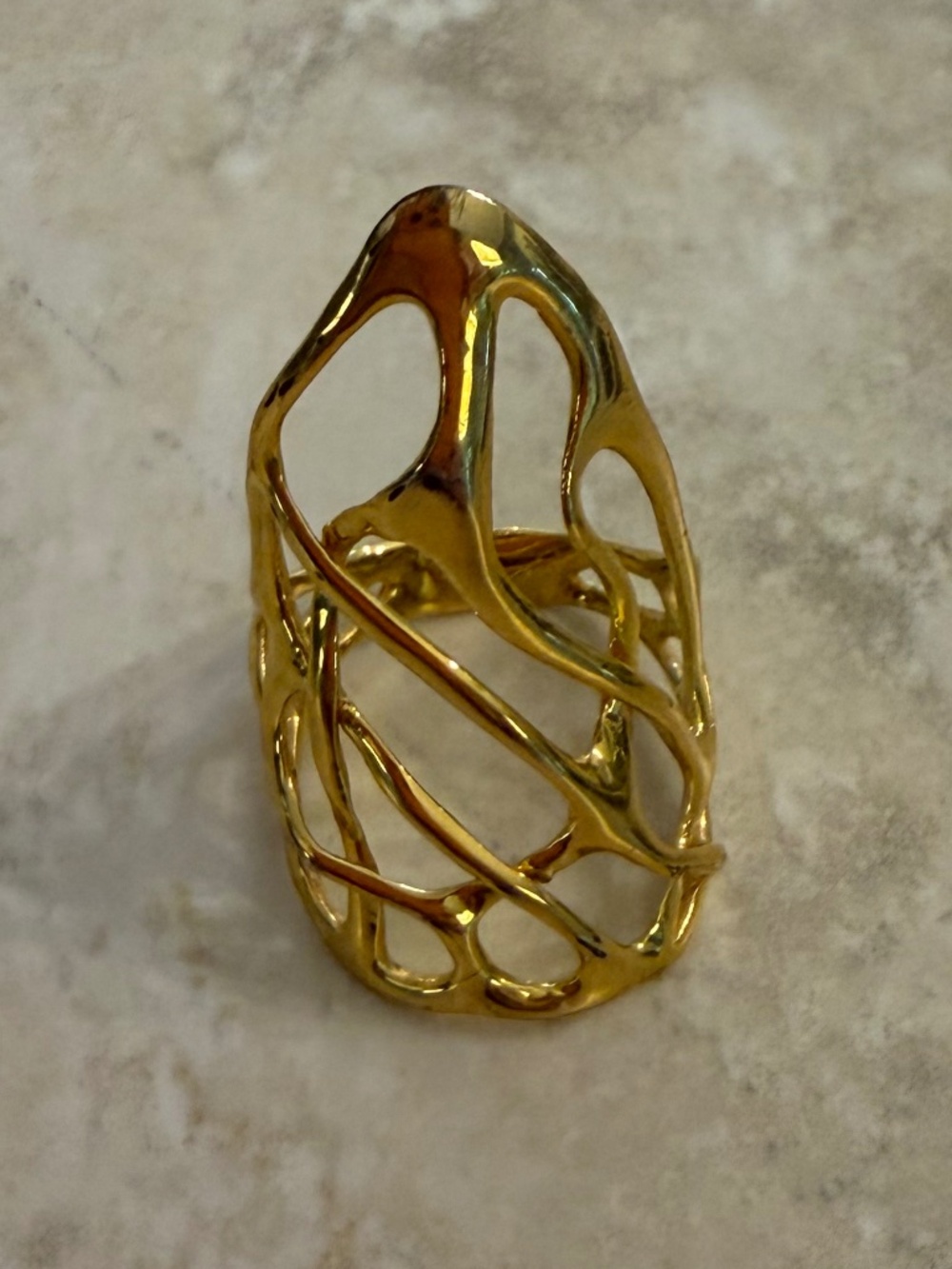 Alexis Bittar Geo Design Knuckle Statement Ring